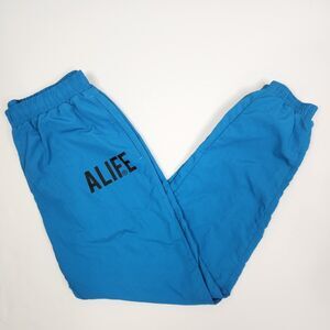 Alife Mens Drawstring Waistline Ankle Compression Street Nylon Jogger Pants L